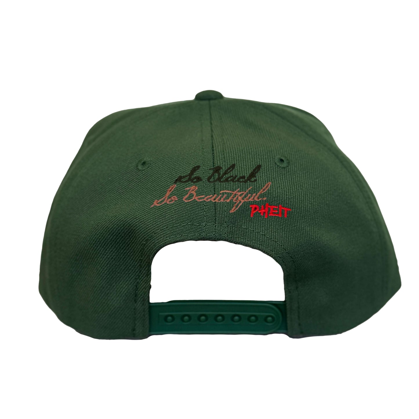 So Beautiful. So Black. Fist Hat. (emerald)
