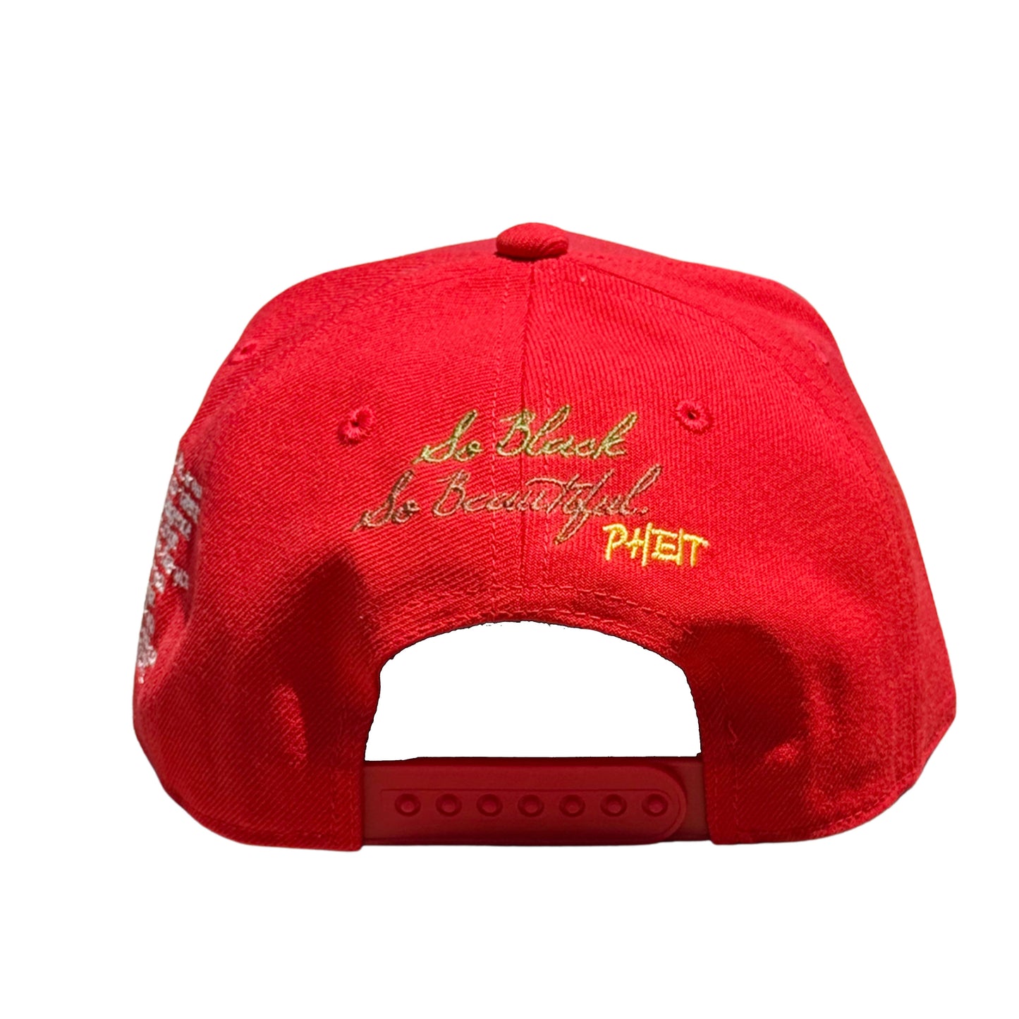 So Beautiful. So Black. Fist Hat. (tomato)