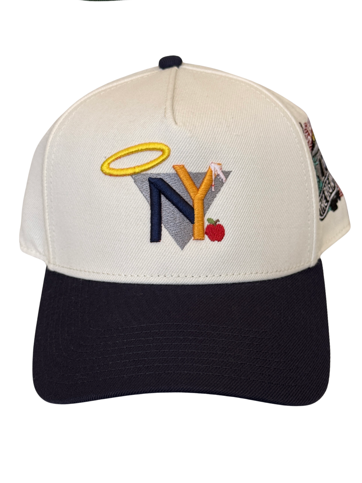 SBSD NY Subway Series cap (cream) light color orange on Y