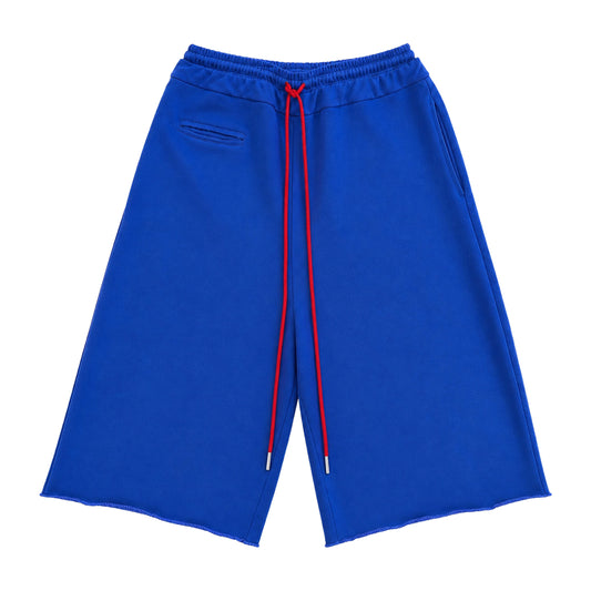 Los Angles Double Waist Sweatshorts (cobalt)