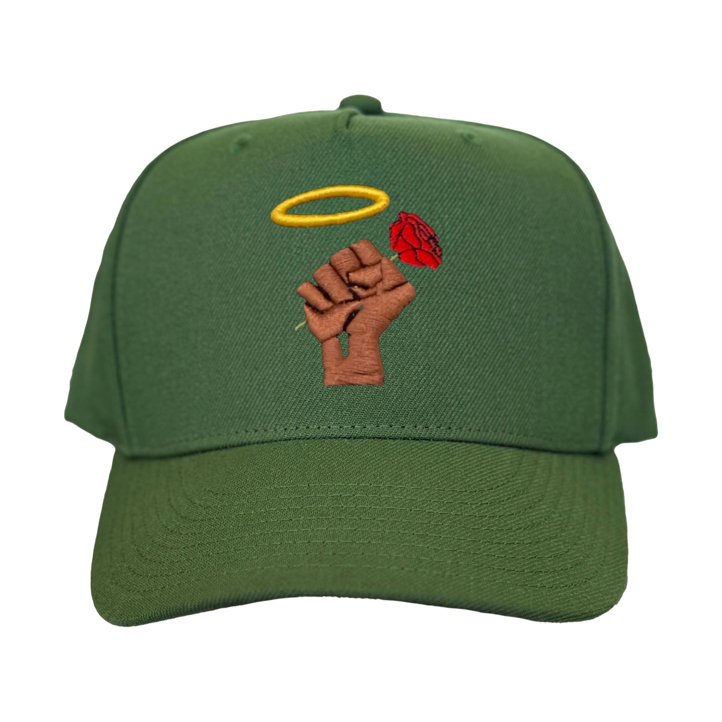 So Beautiful. So Black. Fist Hat. (emerald)