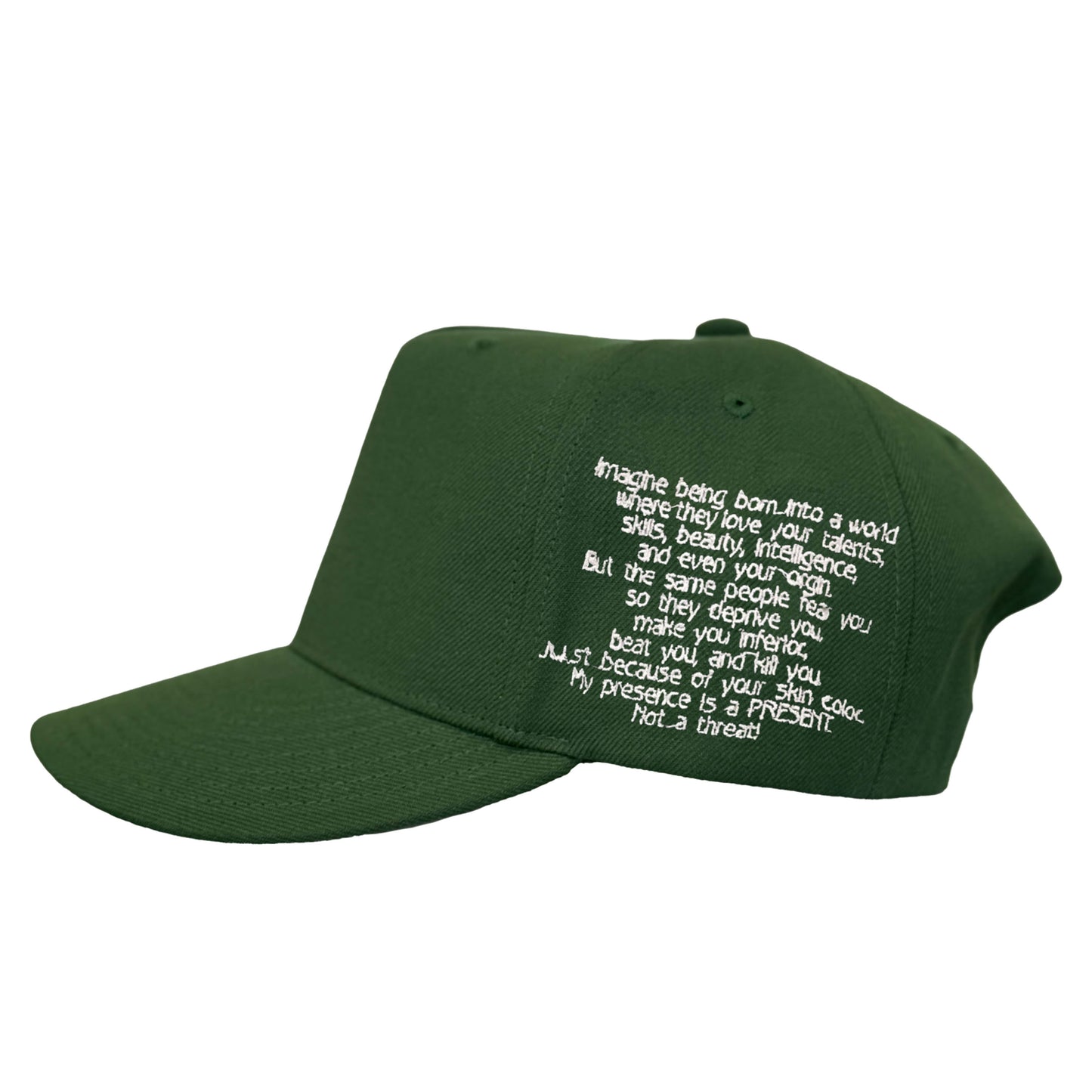 So Beautiful. So Black. Fist Hat. (emerald)