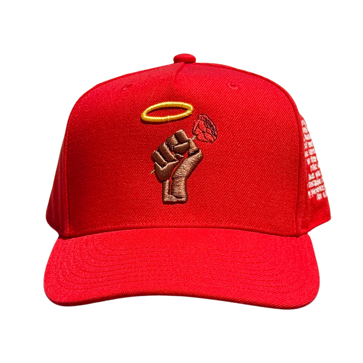 So Beautiful. So Black. Fist Hat. (tomato)