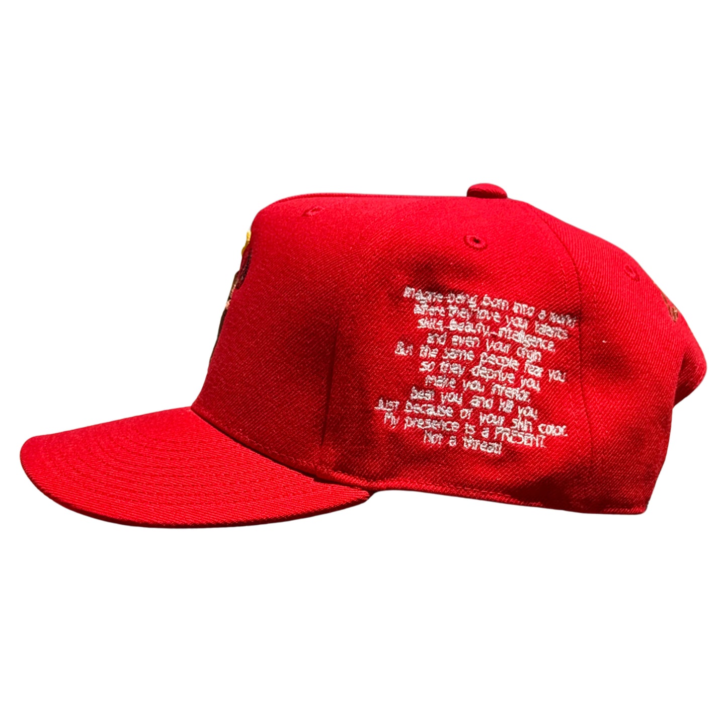 So Beautiful. So Black. Fist Hat. (tomato)
