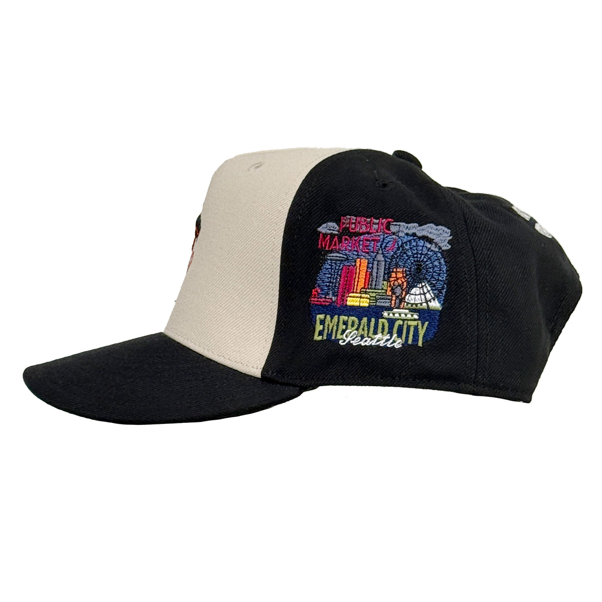 SBSD Spooky Seattle Cap (black/bone)